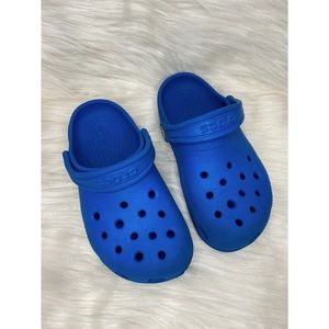 Crocs Kids blue clogs size 12c